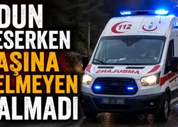 ODUN KESERKEN DÜŞEN ADAM YARALANDI